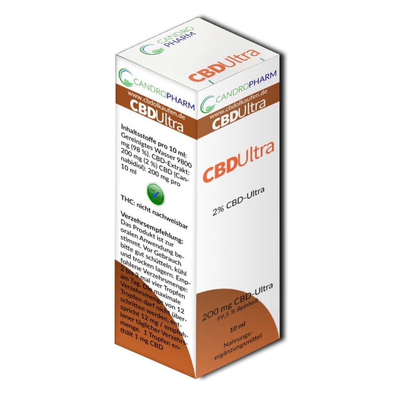 Candropharm 2% CBD-Ultra | Wasserbasis | THC frei | 10 ml – Bild 3