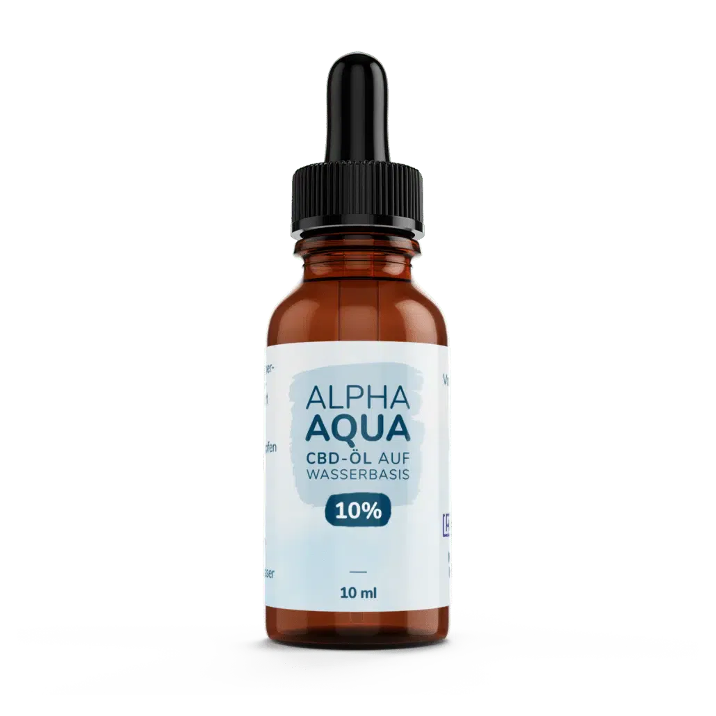 Neues Produkt: AlphaAqua CBD auf wasserbasis 7 AlphaAqua | 10% wasserlösliches CBD | THC frei | Vollspektrum | Inhalt 10 ml