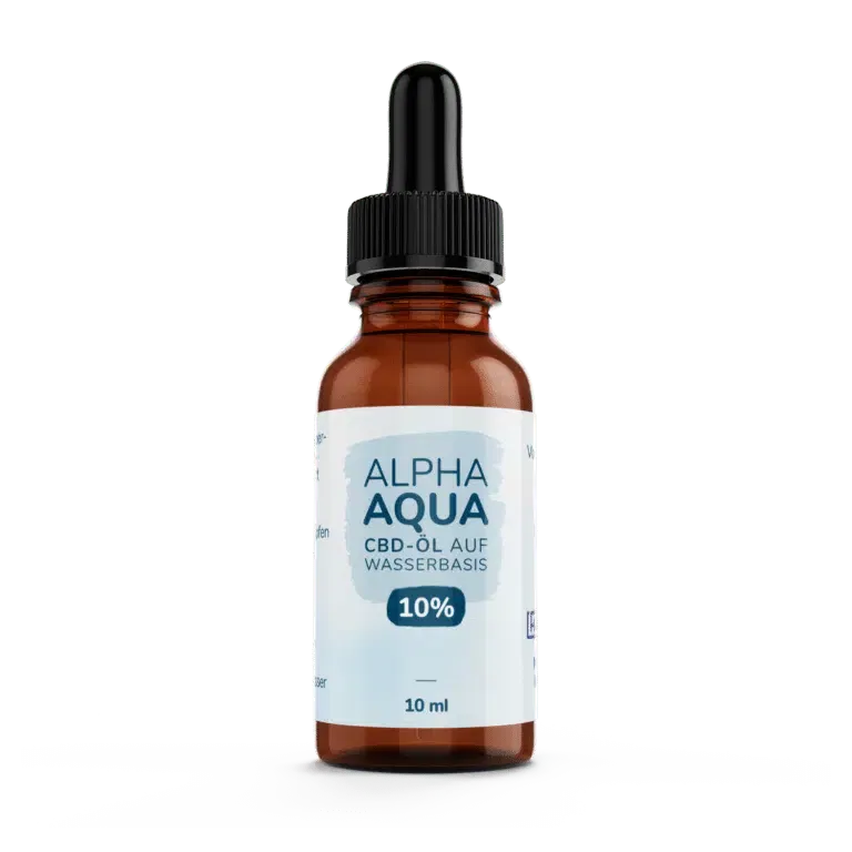 AlphaAqua | 10% wasserlösliches CBD | THC frei | Vollspektrum | Inhalt 10 ml