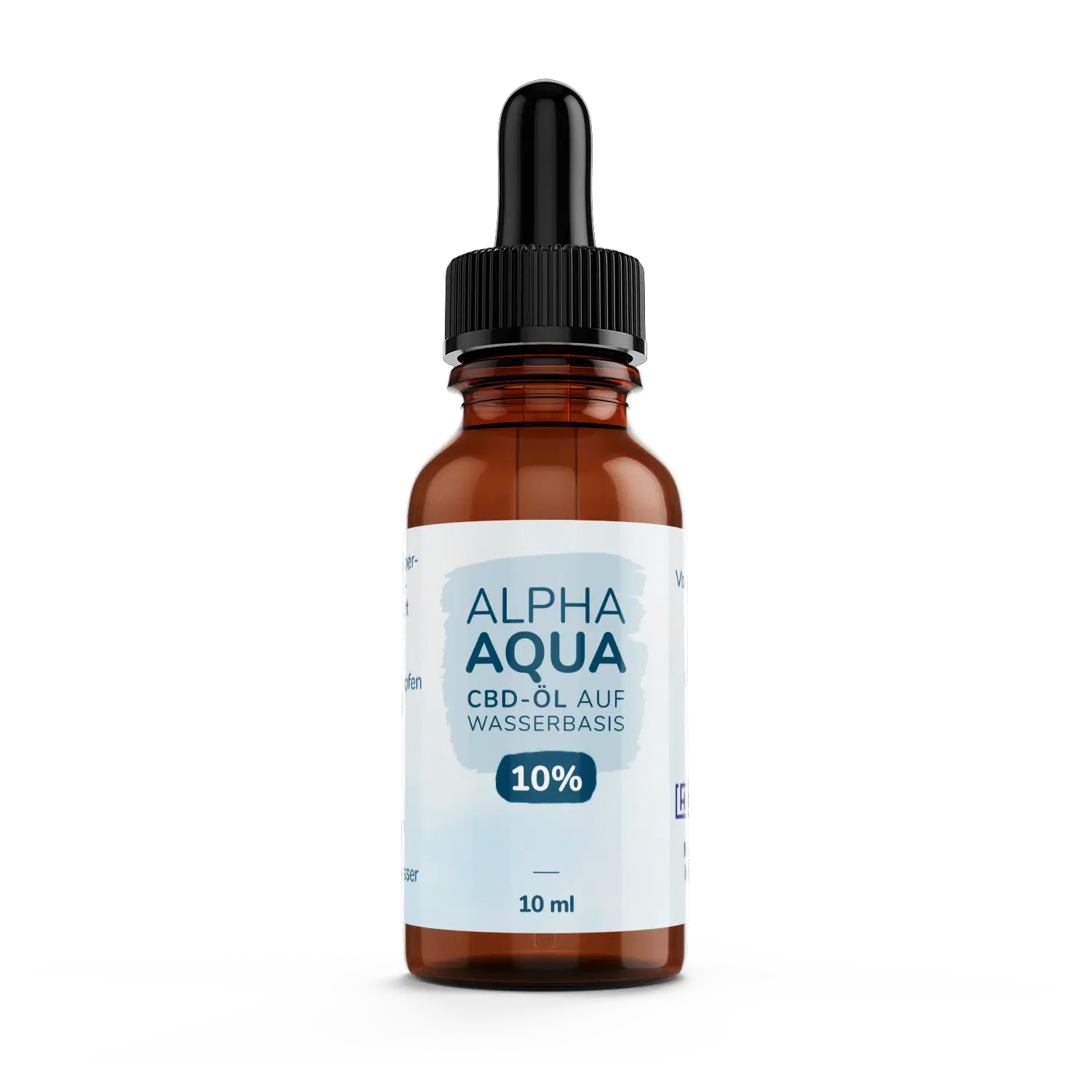 AlphaAqua | 10% wasserlösliches CBD | THC frei | Vollspektrum | Inhalt 10 ml