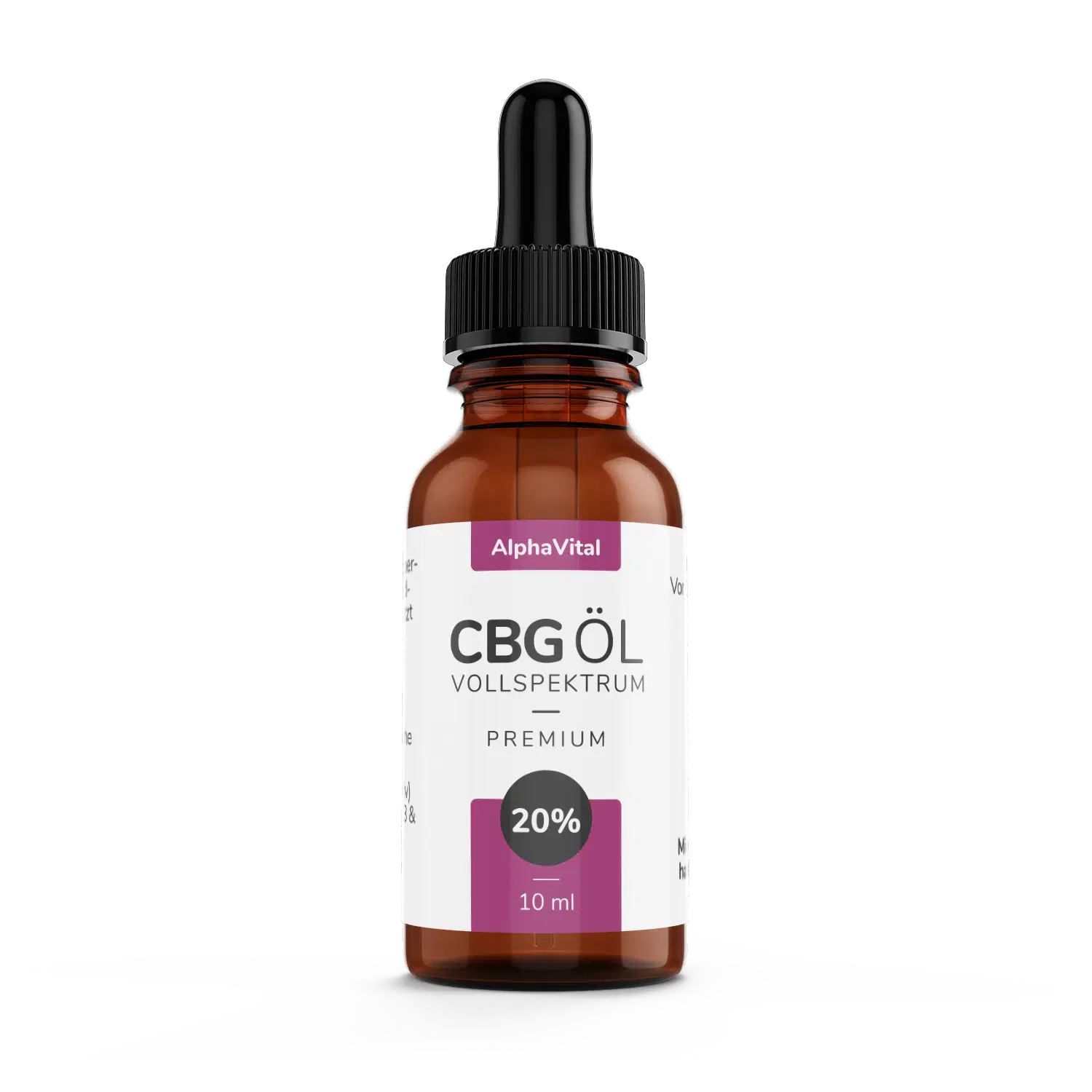 AlphaVital 20% CBG Öl | Vollspektrum | Inhalt 10 ml