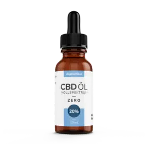 AlphaVital ZERO | 20% CBD-Öl | THC frei | Inhalt 10 ml