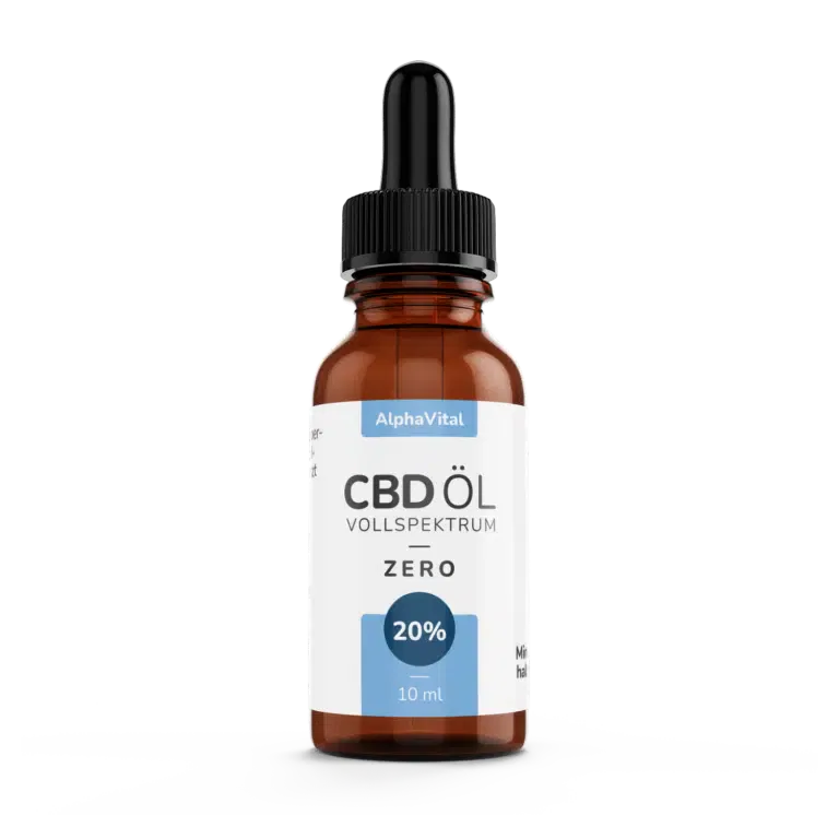 AlphaVital ZERO | 20% CBD-Öl | THC frei | Inhalt 10 ml