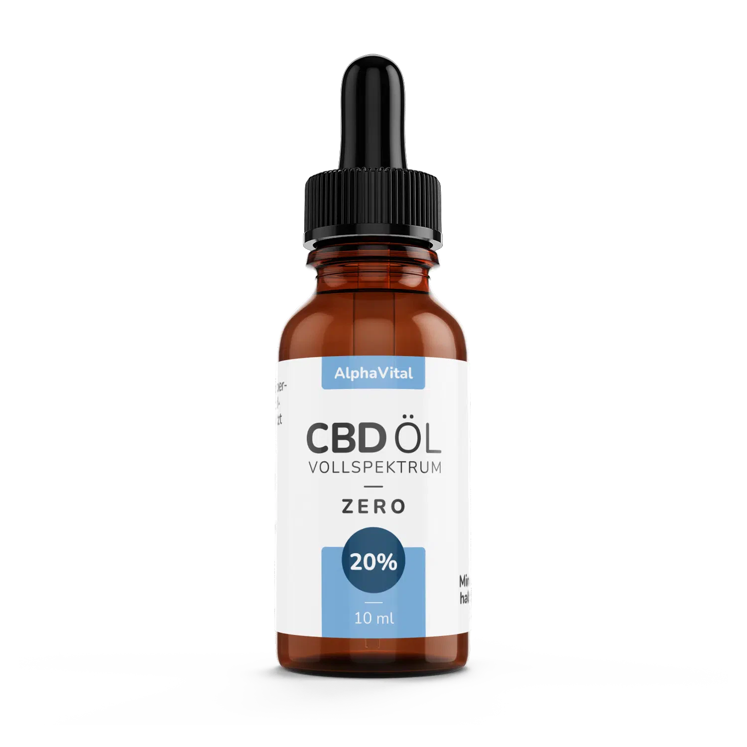 AlphaVital ZERO | 20% CBD-Öl | THC frei | Inhalt 10 ml