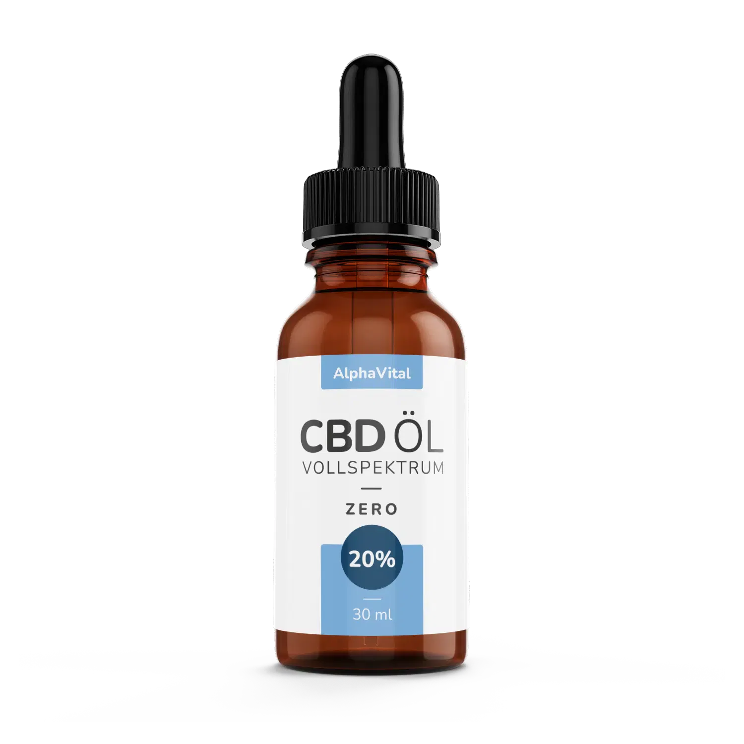 AlphaVital ZERO | 20% CBD-Öl | THC frei | Inhalt 30 ml