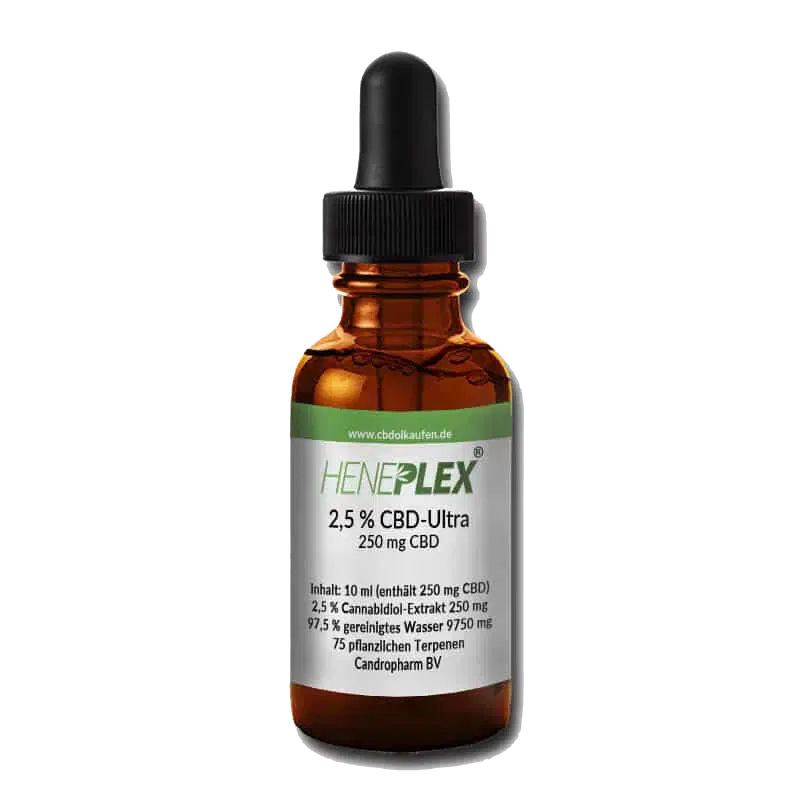 Candropharm Heneplex 2,5% CBD | Wasserbasis | THC frei | 10ml
