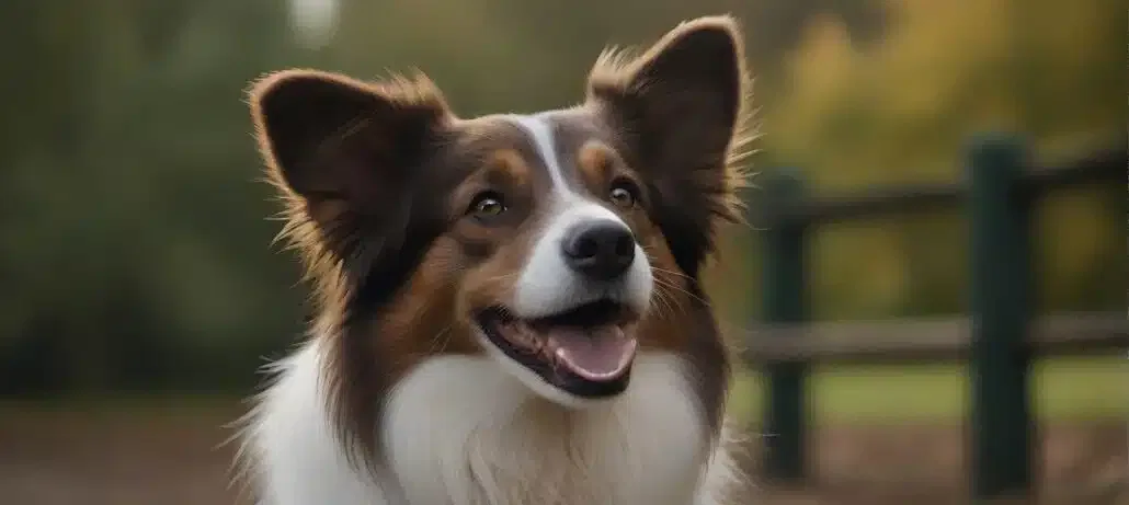hund gluecklich