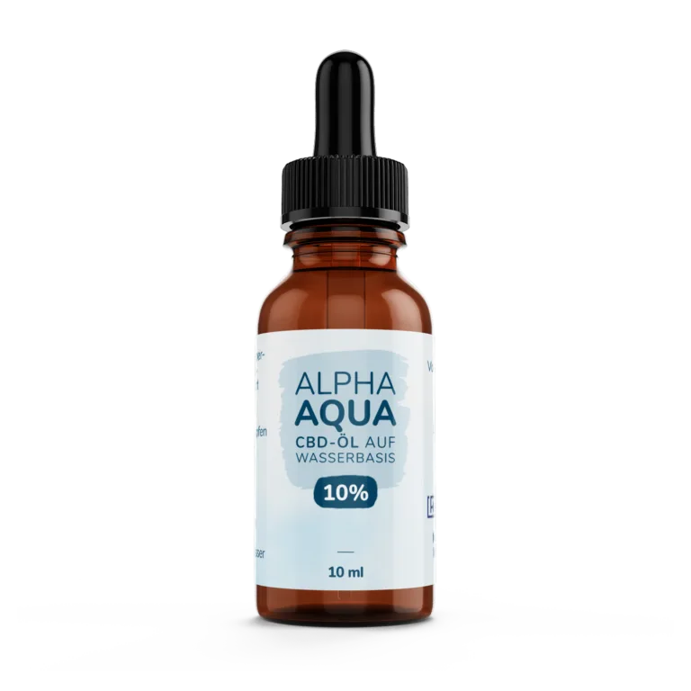 AlphaAqua | 10% wasserlösliches CBD | THC frei | Vollspektrum | Inhalt 10 ml