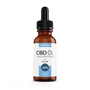 AlphaVital ZERO | 10% CBD-Öl | THC frei | Inhalt 30 ml
