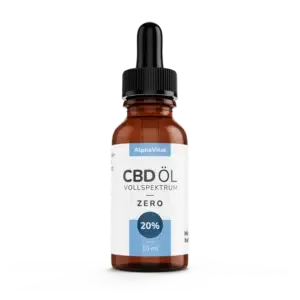AlphaVital ZERO | 20% CBD-Öl | THC frei | Inhalt 10 ml