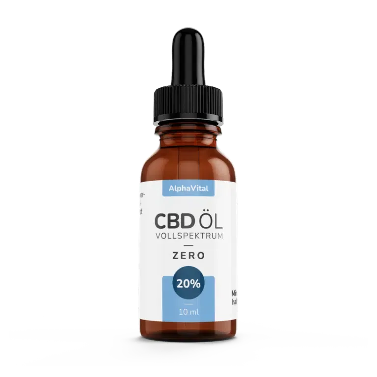 AlphaVital ZERO | 20% CBD-Öl | THC frei | Inhalt 10 ml