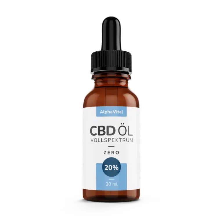 AlphaVital ZERO | 20% CBD-Öl | THC frei | Inhalt 30 ml