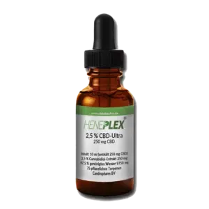 Candropharm Heneplex 2,5% CBD | Wasserbasis | THC frei | 10ml