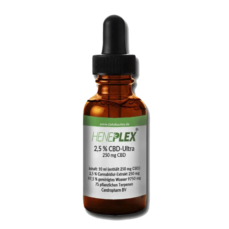 Candropharm Heneplex 2,5% CBD | Wasserbasis | THC frei | 10ml
