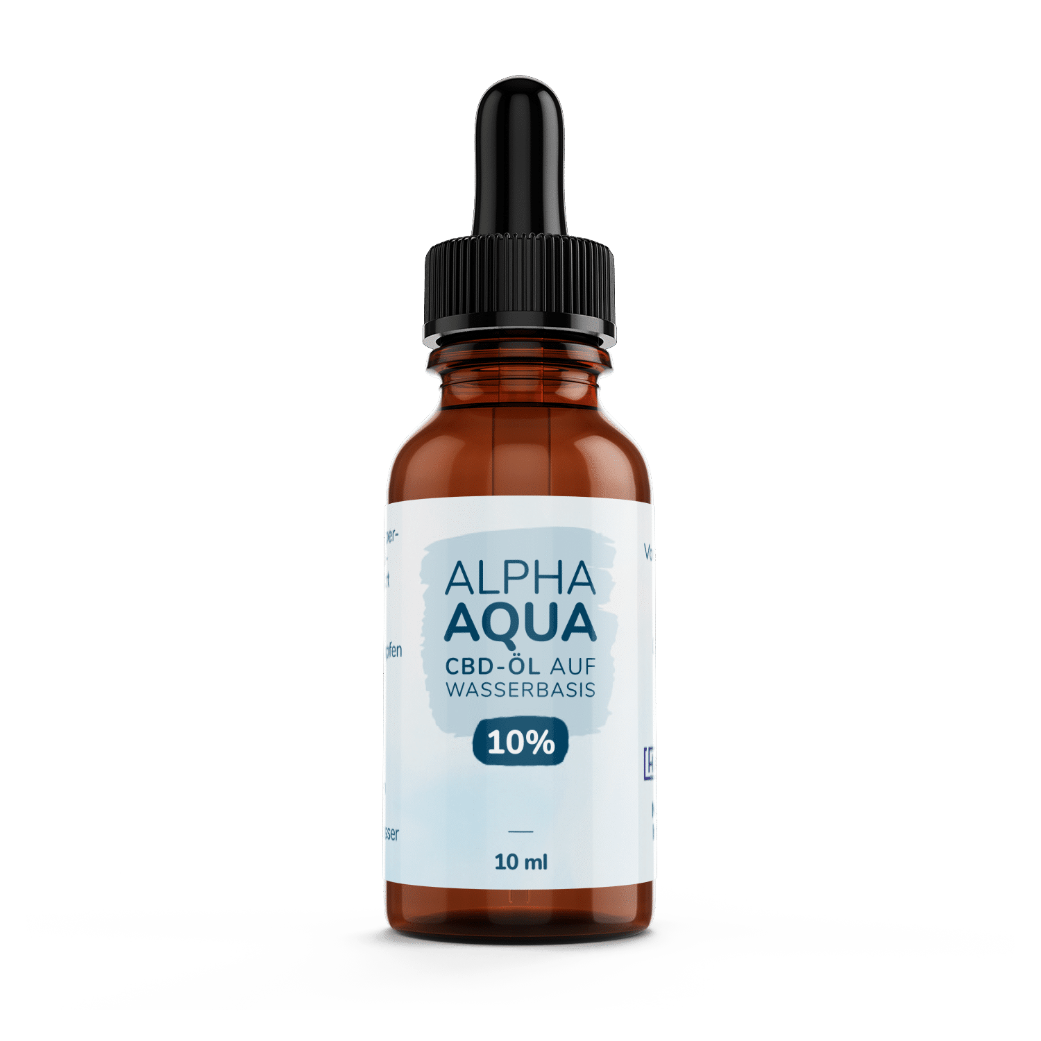 AlphaAqua | 10% wasserlösliches CBD | THC frei | Vollspektrum | Inhalt 10 ml